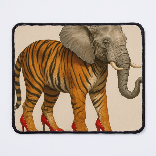 Item preview, The High-Fashion Elephant Tiger designed and sold by artes-lunares.