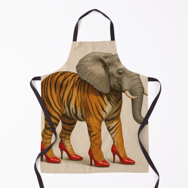 Item preview, The High-Fashion Elephant Tiger designed and sold by artes-lunares.