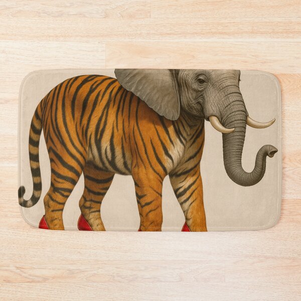 Item preview, The High-Fashion Elephant Tiger designed and sold by artes-lunares.