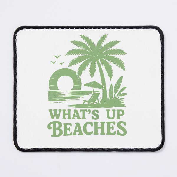 Item preview, What's Up Beaches Retro Funny Summer Beach Pun designed and sold by Auchi_Verse.