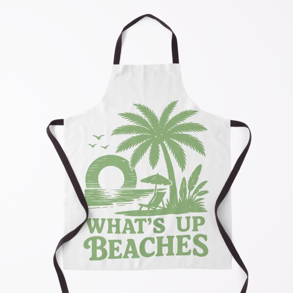 Item preview, What's Up Beaches Retro Funny Summer Beach Pun designed and sold by Auchi_Verse.