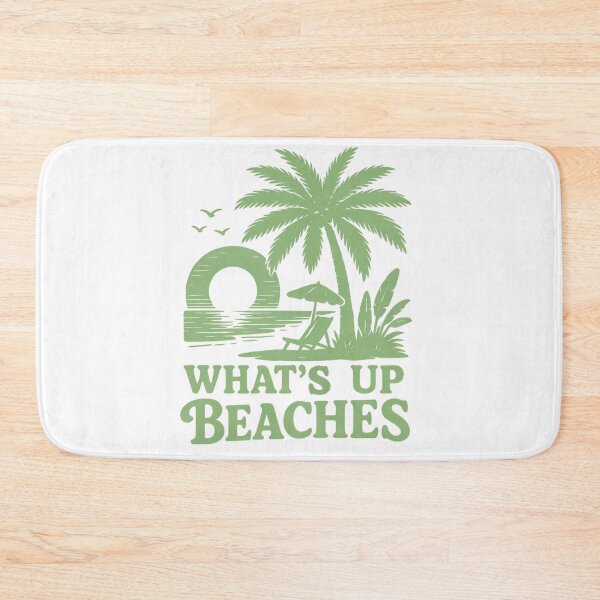 Item preview, What's Up Beaches Retro Funny Summer Beach Pun designed and sold by Auchi_Verse.