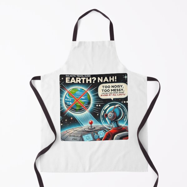 Item preview, Alien Skip Earth – Too Messy to Visit designed and sold by MorningT.