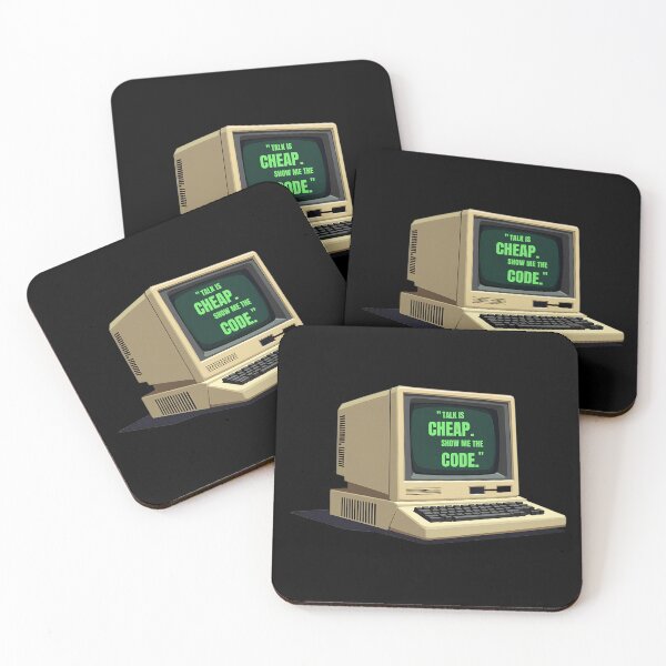 Item preview, Talk is Cheap, Show Me the Code – Programmer Quote | Hacker Mindset designed and sold by TheBitwiseShop.