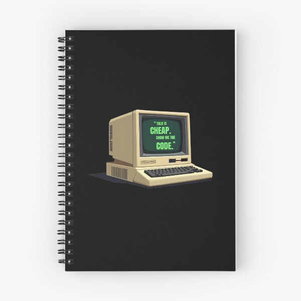 Item preview, Talk is Cheap, Show Me the Code – Programmer Quote | Hacker Mindset designed and sold by TheBitwiseShop.