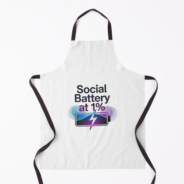 Item preview, Social Battery at 1% designed and sold by SignumShop.