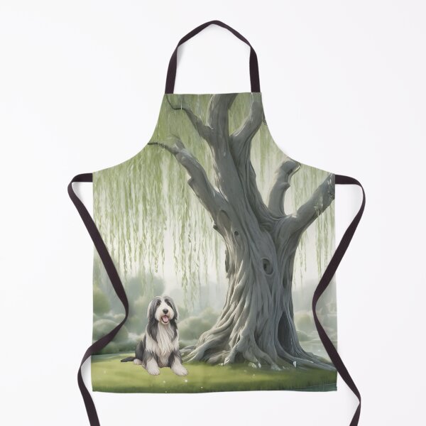 Item preview, Bearded Collie Under A Willow Tree designed and sold by NikkiBear67.