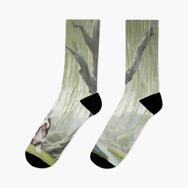Item preview, Bearded Collie Under A Willow Tree designed and sold by NikkiBear67.