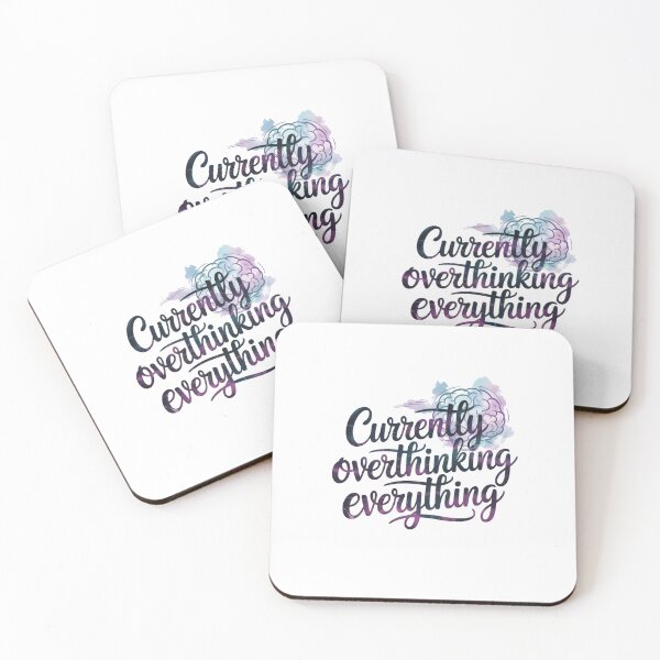 Item preview, Currently Overthinking Everything designed and sold by SignumShop.