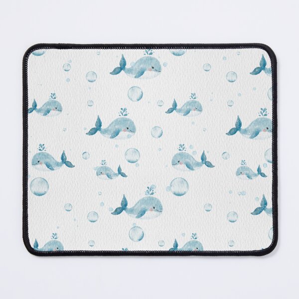 Item preview, Cutest whales with bobbles in blue color designed and sold by jancajiravova.