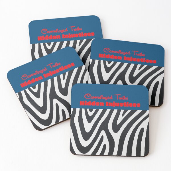 Item preview, Camouflaged Truths: Uncovering Hidden Injustices in a Striped World designed and sold by annenambiro.