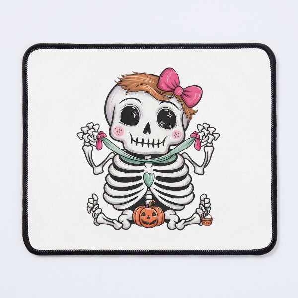 Item preview, Toddler Girl Skeleton Kids Cute Skull Bow Spooky designed and sold by clothesy7.