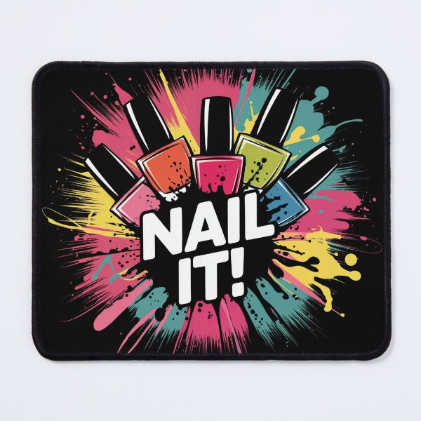 Item preview, Nail It! Colorful Nail Polish designed and sold by MadCatPrints.