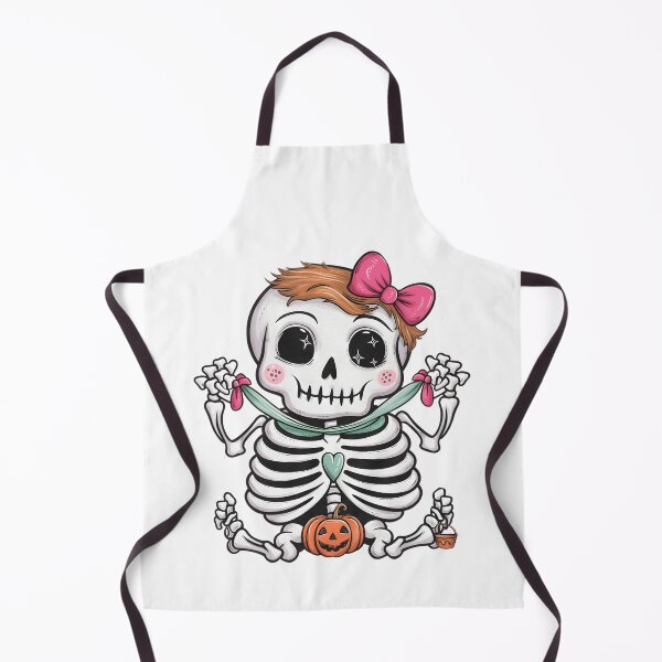 Item preview, Toddler Girl Skeleton Kids Cute Skull Bow Spooky designed and sold by clothesy7.