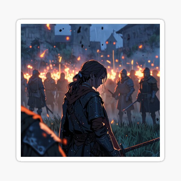 Item preview, Medieval soldier of crossed wars in battle designed and sold by MareoAnime.