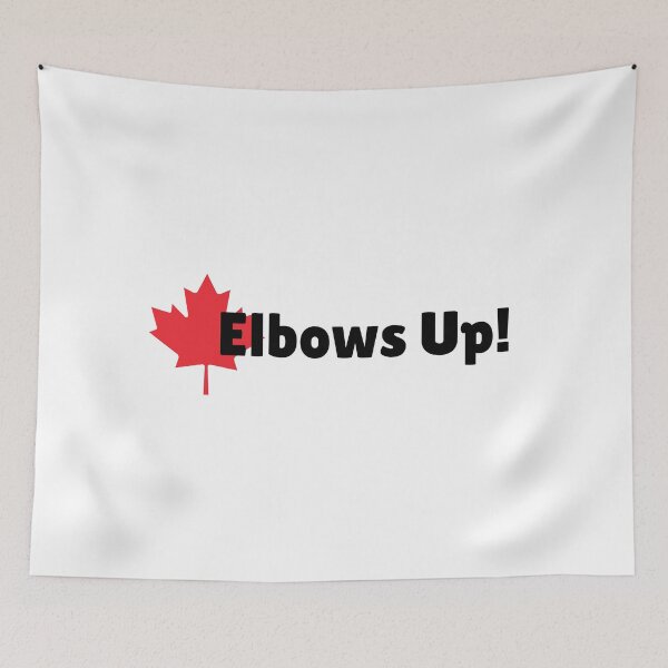 Item preview, Elbows Up! Canada is on defence now - Maple leaf  designed and sold by jessicaleah15.