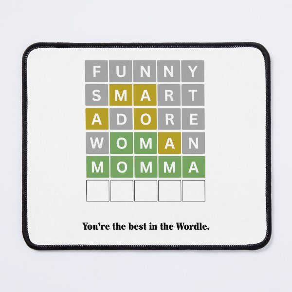 Item preview, "You're The Best in the Wordle" Mother's Day designed and sold by krispiebits.