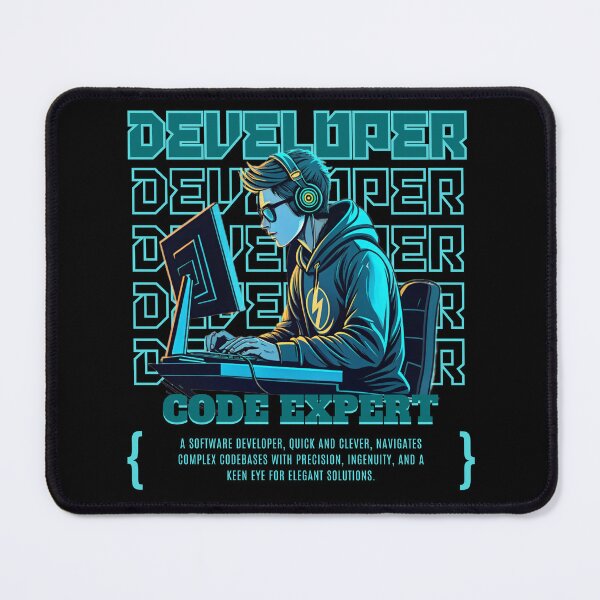 Item preview, DEVELOPER: Code Expert | Coding Merch & Gifts for Programmers & Techies designed and sold by TheBitwiseShop.
