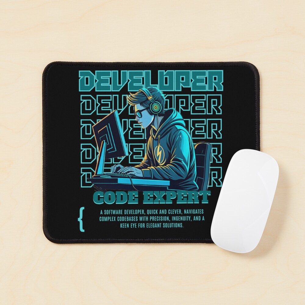 Item preview, Mouse Pad designed and sold by TheBitwiseShop.