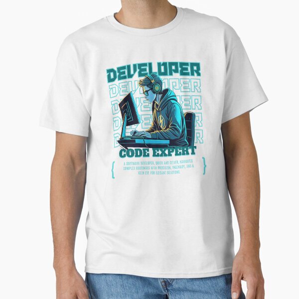 DEVELOPER: Code Expert | Coding Merch & Gifts for Programmers & Techies Classic T-Shirt