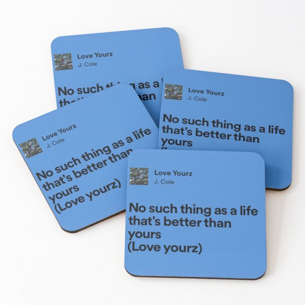Item preview, Love Yourz J Cole Lyrics designed and sold by reb21052.