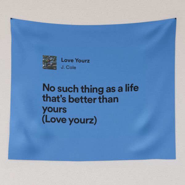 Item preview, Love Yourz J Cole Lyrics designed and sold by reb21052.