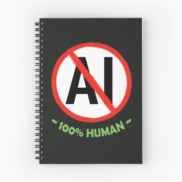 Item preview, No AI Symbol - 100% Human designed and sold by Frank J. Art.