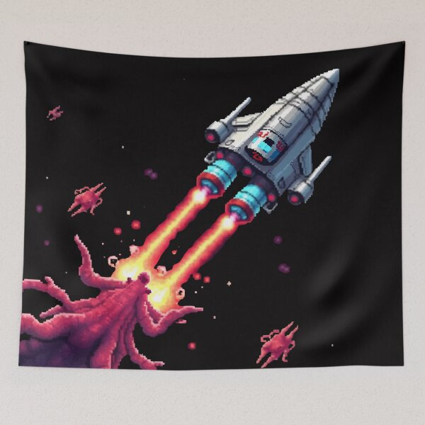 Item preview, Cosmic Pixel Assault designed and sold by Yassino-Studio.