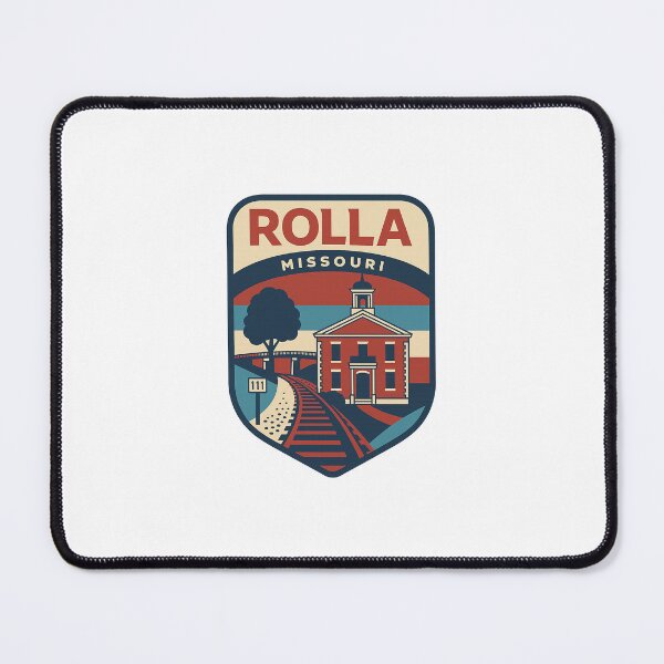 Aperçu de l'œuvre Rolla, Missouri | Étiquette de sac créée et vendue par Sticker Athletic.