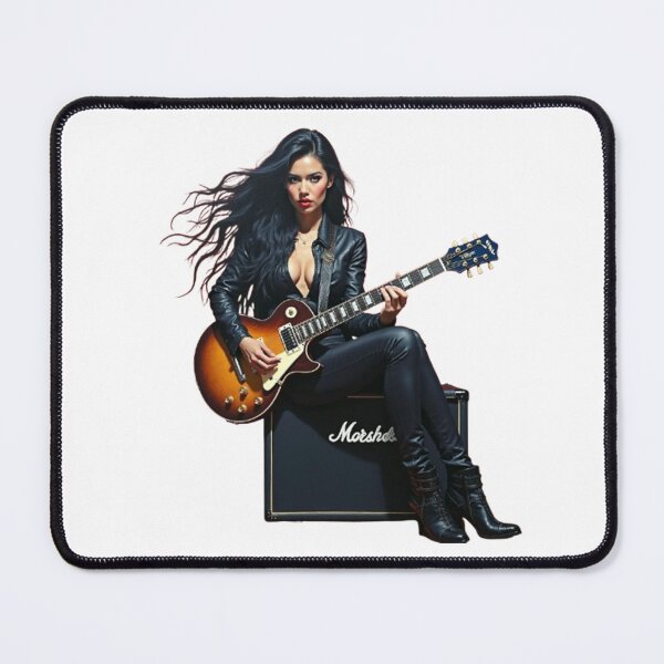 Item preview, “Electric Harmonies: The Guitarist and his Bewitching Riffs” designed and sold by CHRIST5000.