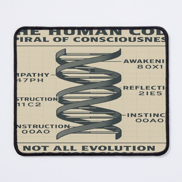 Item preview, THE HUMAN CODE – Spiral of Consciousness designed and sold by LOGOSINTERIUM.