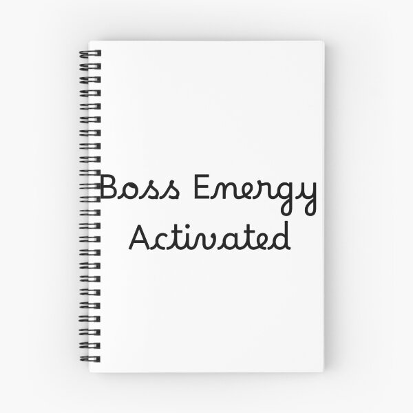 Item preview, Boss Energy Activated designed and sold by Ninjacatoff.