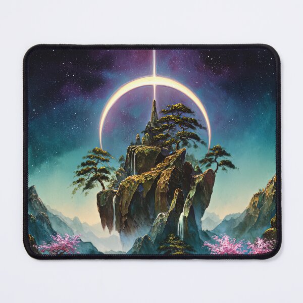 Item preview, Celestial Cascade Isle: Where Moonlight Falls designed and sold by bloorose.