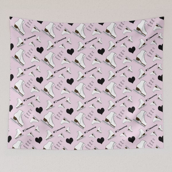 Item preview, Eat, Sleep, Skate, Skates and Hearts Repeat- 2025 Pastel Collection designed and sold by PD-Skating.