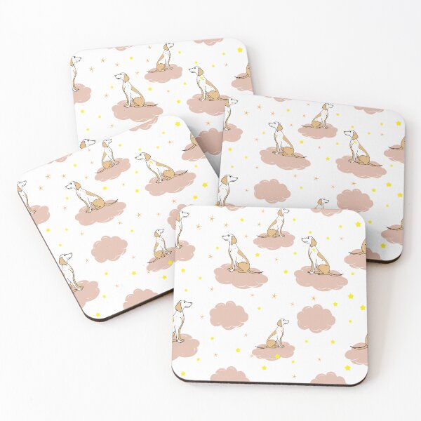 Item preview, seamless pattern with dog, cloud and sky	 designed and sold by CreativebyTKK.