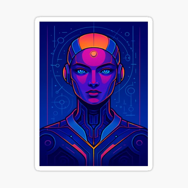Artikel-Vorschau von Neural Core: Der Wächter der Zukunft, designt und verkauft von AlgorithmiaArt.