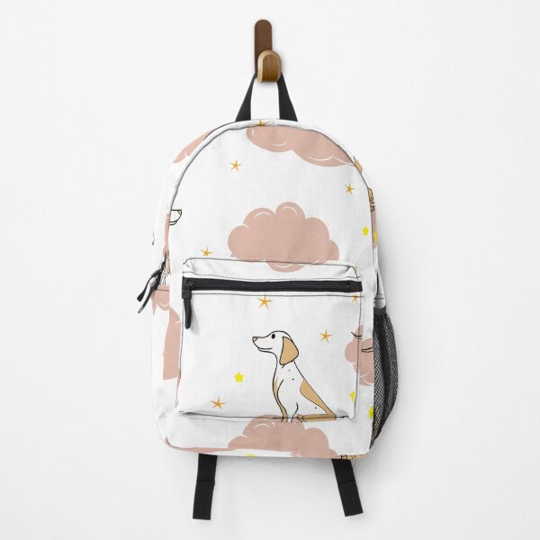 Item preview, seamless pattern with dog, cloud and sky designed and sold by CreativebyTKK.