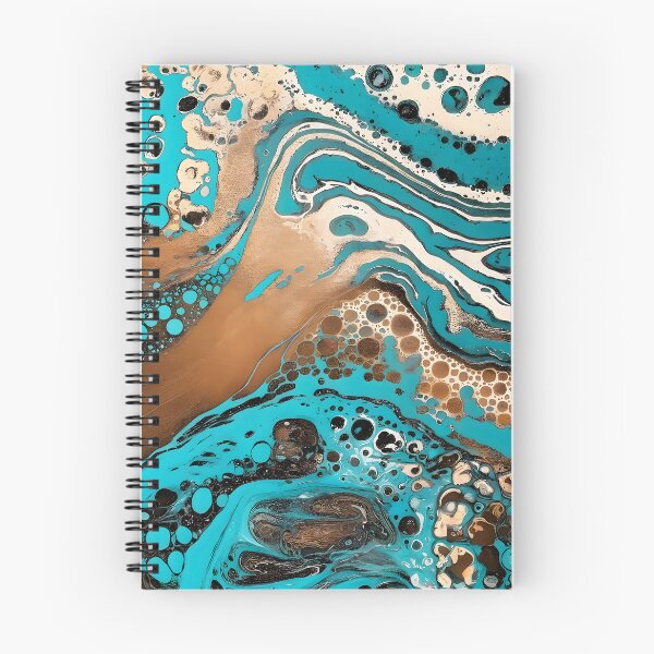 Item preview, Fluid art, Blue Watercolor Elegant Ocean Abstract Swirl Pattern, patterns blue designed and sold by Collagedream.