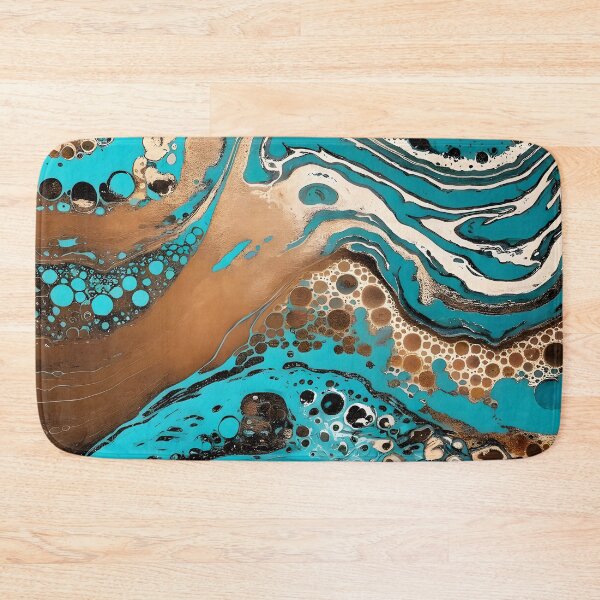 Item preview, Fluid art, Blue Watercolor Elegant Ocean Abstract Swirl Pattern, patterns blue designed and sold by Collagedream.