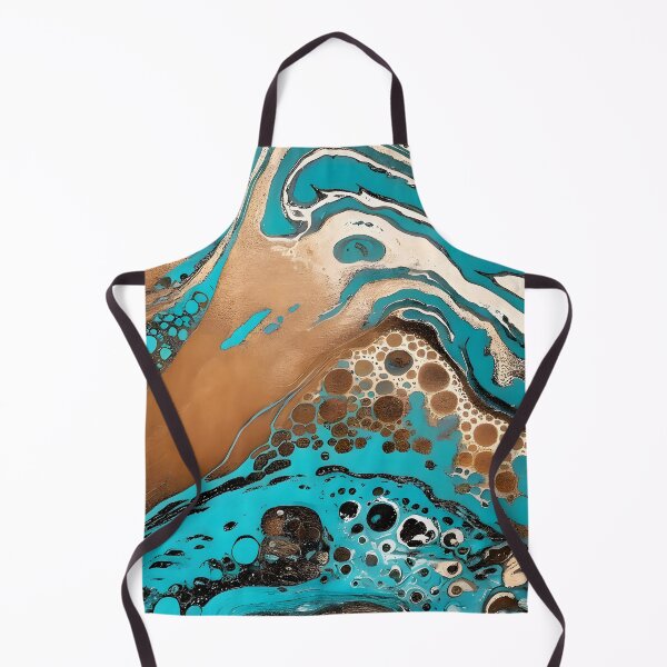 Item preview, Fluid art, Blue Watercolor Elegant Ocean Abstract Swirl Pattern, patterns blue designed and sold by Collagedream.