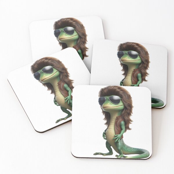 Item preview, Lizard with a mullet designed and sold by Tranquilityyy.