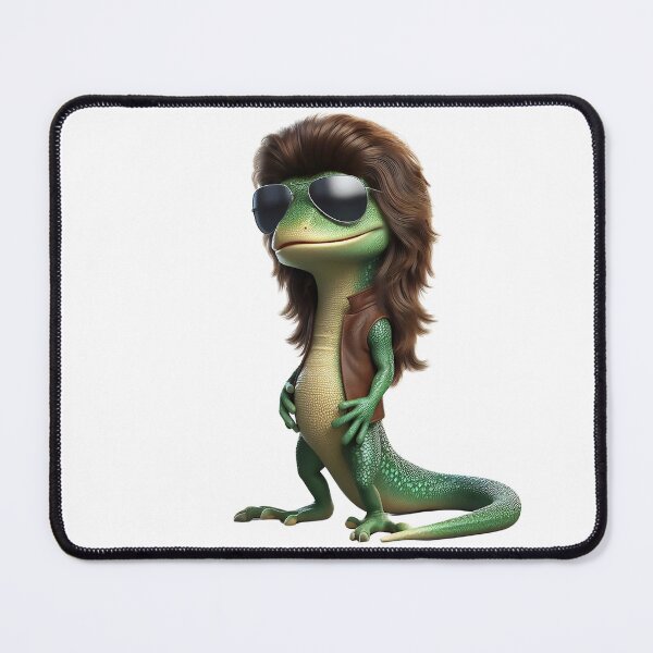 Item preview, Lizard with a mullet designed and sold by Tranquilityyy.