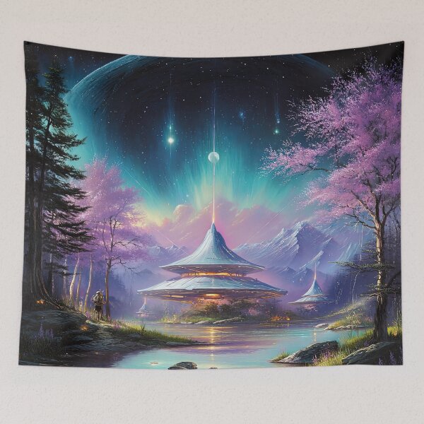 Item preview,  Ethereal Landing: A Cosmic Sanctuary designed and sold by bloorose.