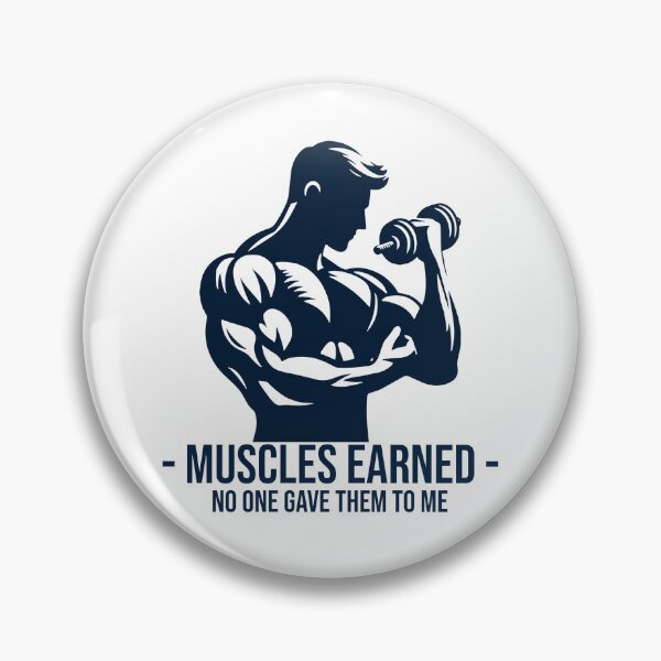 Item preview, Muscles earned, Gym discipline, motivation, muscles and bodybuilding designed and sold by Superiors-s.