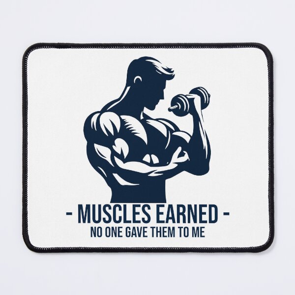 Item preview, Muscles earned, Gym discipline, motivation, muscles and bodybuilding designed and sold by Superiors-s.