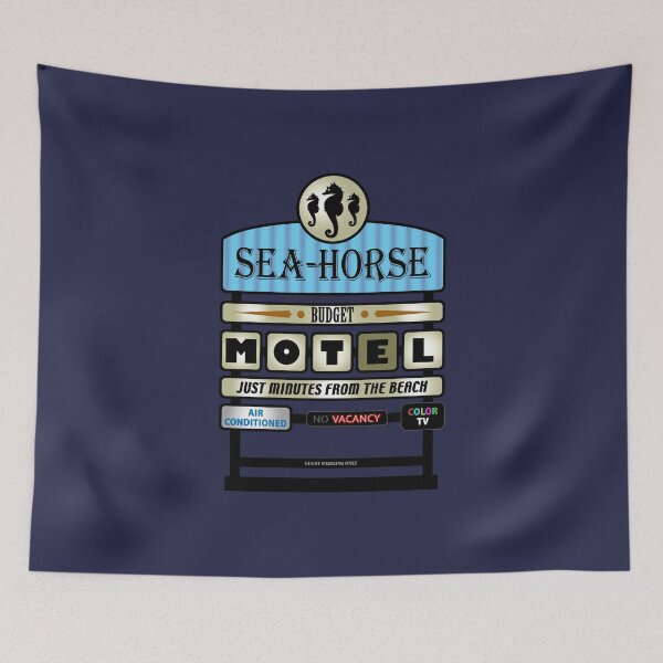 Item preview, Sea Horse Motel designed and sold by GloopTrekker.