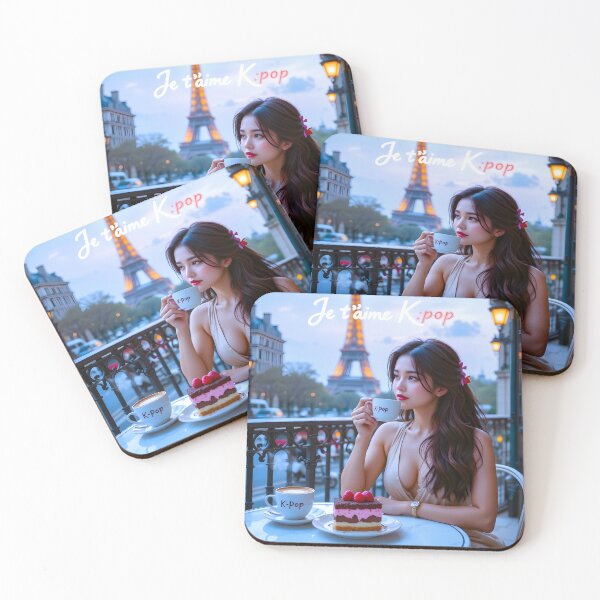 Item preview, Parisian Bliss: Sipping on K-Pop Love designed and sold by Fantabulous.