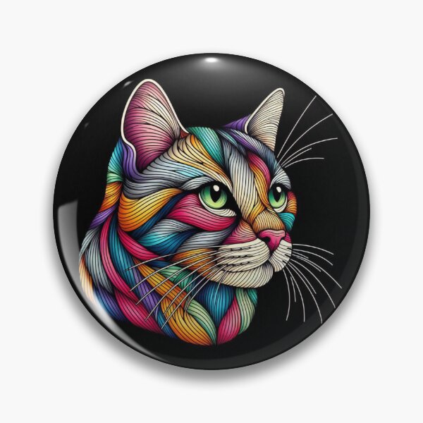 Item preview, Cat Head Mandala Design – Elegant AI Art for Clothing, Accessories & Stylish Animal-Inspired Fashion Gifts designed and sold by knalpot-design.