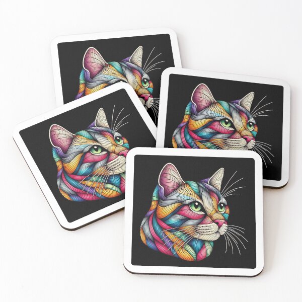 Item preview, Cat Head Mandala Design – Elegant AI Art for Clothing, Accessories & Stylish Animal-Inspired Fashion Gifts designed and sold by knalpot-design.
