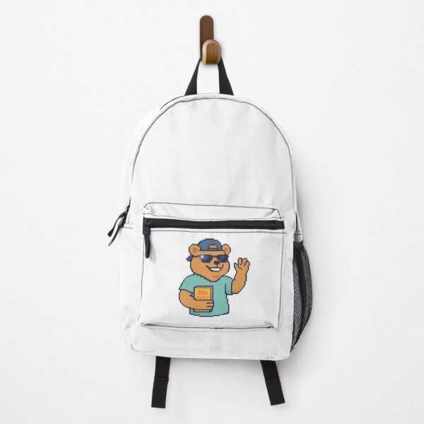 Item preview, Friendly Alpha Bear with a book. 90's Music power. designed and sold by Lunaria Arts.